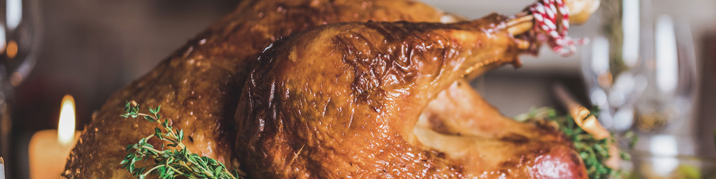 A turkey for thanksgiving dinner. 